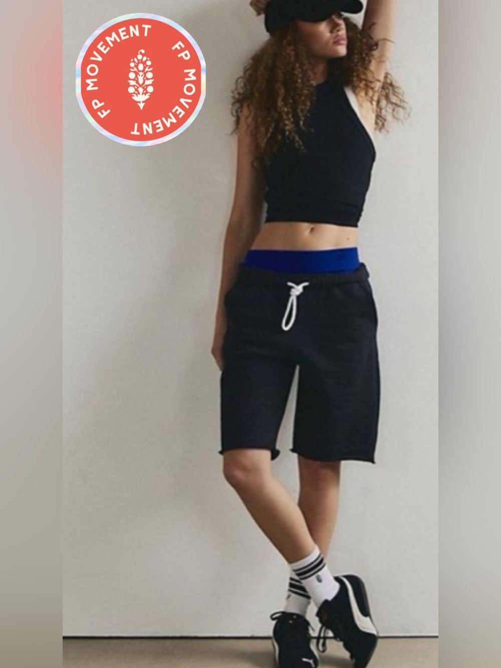 FP Movement by Free People Black Bermuda Shorts